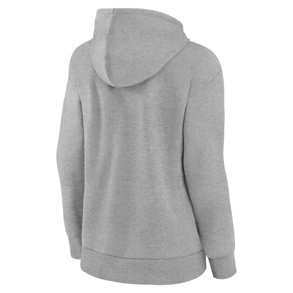 Washington Commanders Women's Primary Logo Pullover Hoodie - Gray Hoodies