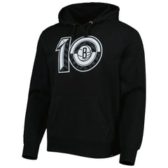 Brooklyn Nets '47 10th Anniversary Headline Pullover Hoodie Black - 47 brand
