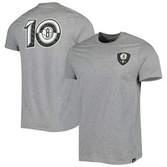 Brooklyn Nets '47 10th Anniversary Backer T-Shirt Heather Gray - 47 brand