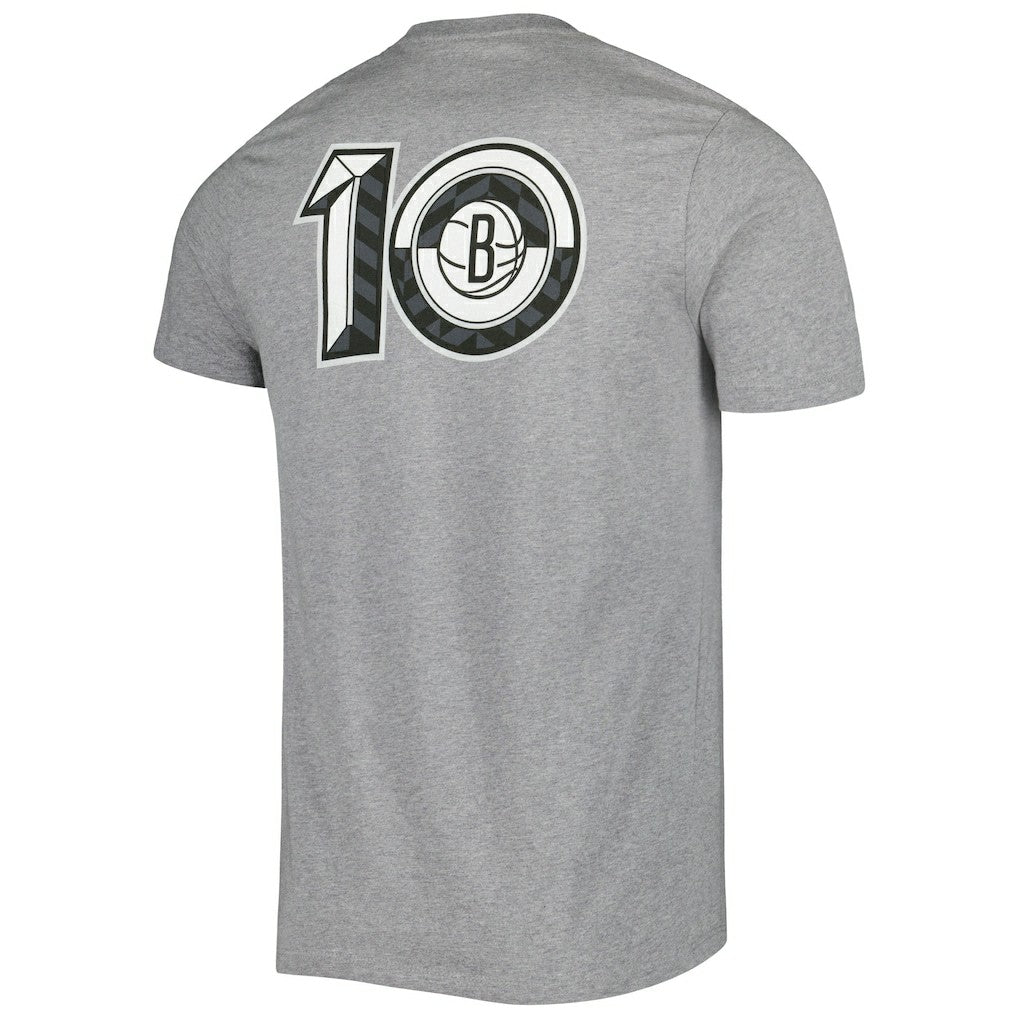 Brooklyn Nets '47 10th Anniversary Backer T-Shirt Heather Gray - 47 brand