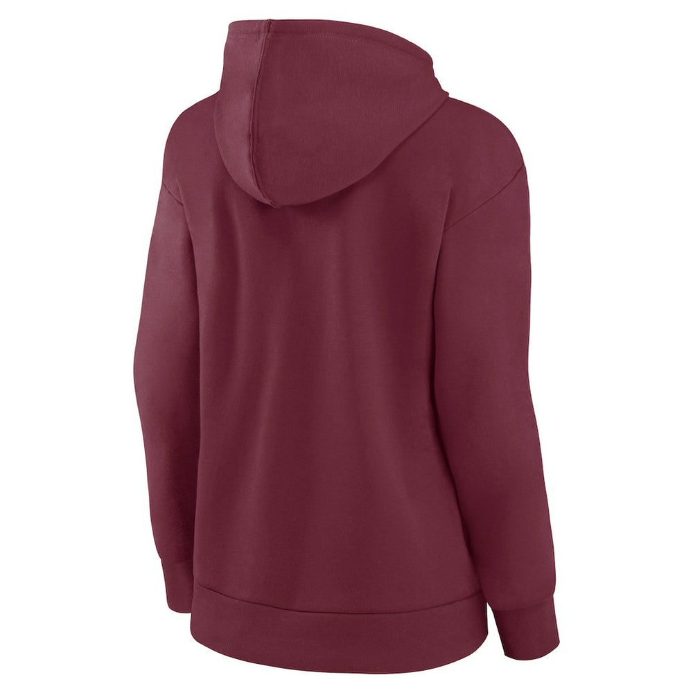 Washington Commanders Women's Primary Logo Pullover Hoodie - Burgundy Hoodies