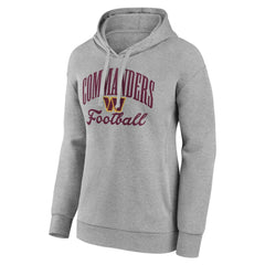 Washington Commanders Women's Victory Script Pullover Hoodie - Gray Hoodies