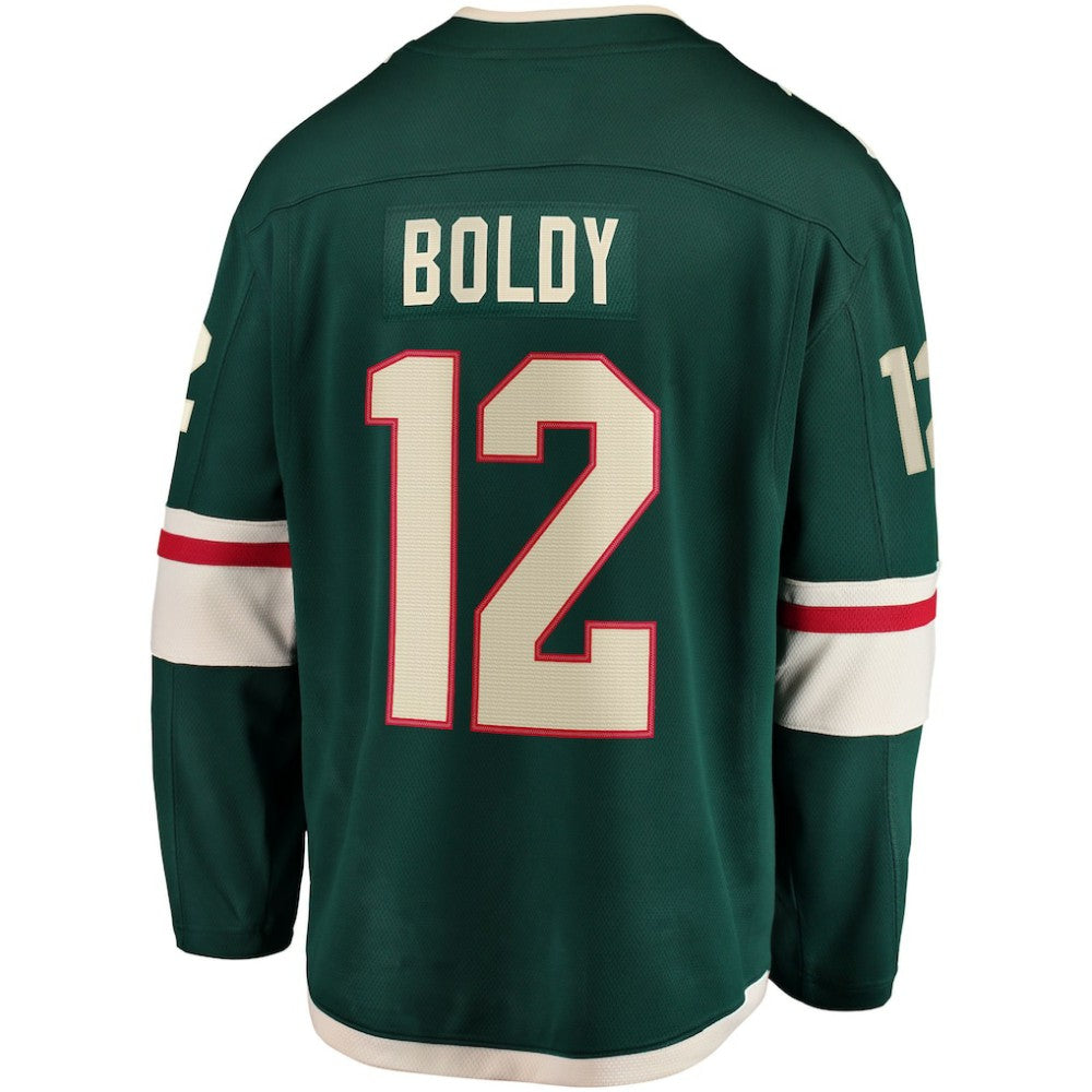 Matthew Boldy Minnesota Wild Fanatics Home Breakaway Player Jersey - Green | US 5146639