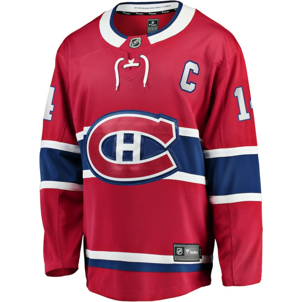 Nick Suzuki Montreal Canadiens Fanatics Home Captain Patch Breakaway Player Jersey - Red | US 5146650