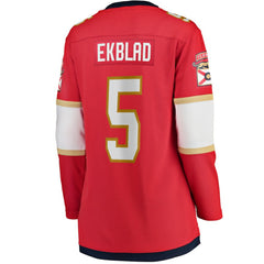 Aaron Ekblad Florida Panthers Fanatics Women's Home Team Breakaway Player Jersey - Red | US 5146672