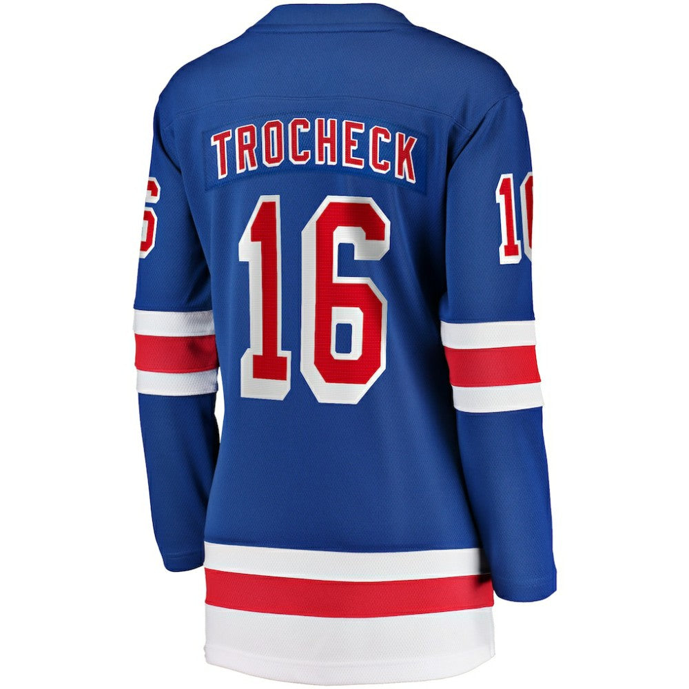Vincent Trocheck New York Rangers Fanatics Women's Home Breakaway Player Jersey - Blue | US 5146707