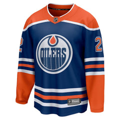 Evan Bouchard Edmonton Oilers Fanatics Home Breakaway Player Jersey - Royal | US 5146738