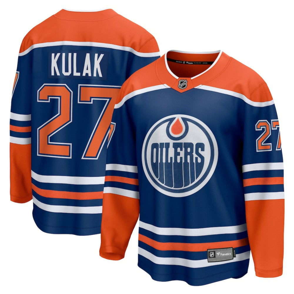 Brett Kulak Edmonton Oilers Fanatics Home Breakaway Player Jersey - Royal | US 5146742