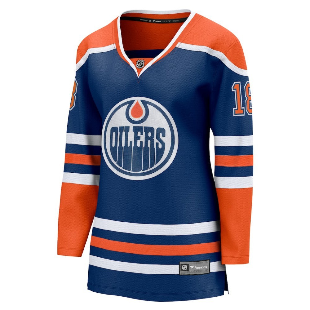 Zach Hyman Edmonton Oilers Fanatics Women's Home Breakaway Player Jersey - Royal | US 5146746