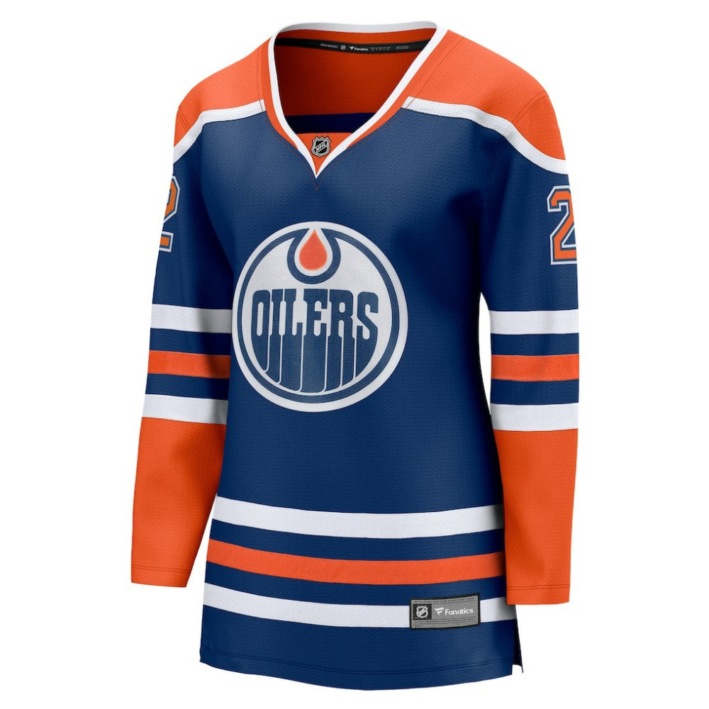 Evan Bouchard Edmonton Oilers Fanatics Women's Home Breakaway Player Jersey - Royal | US 5146751