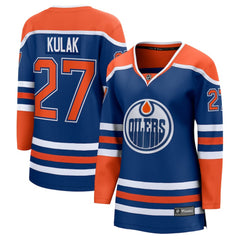 Brett Kulak Edmonton Oilers Fanatics Women's Home Breakaway Player Jersey - Royal | US 5146755