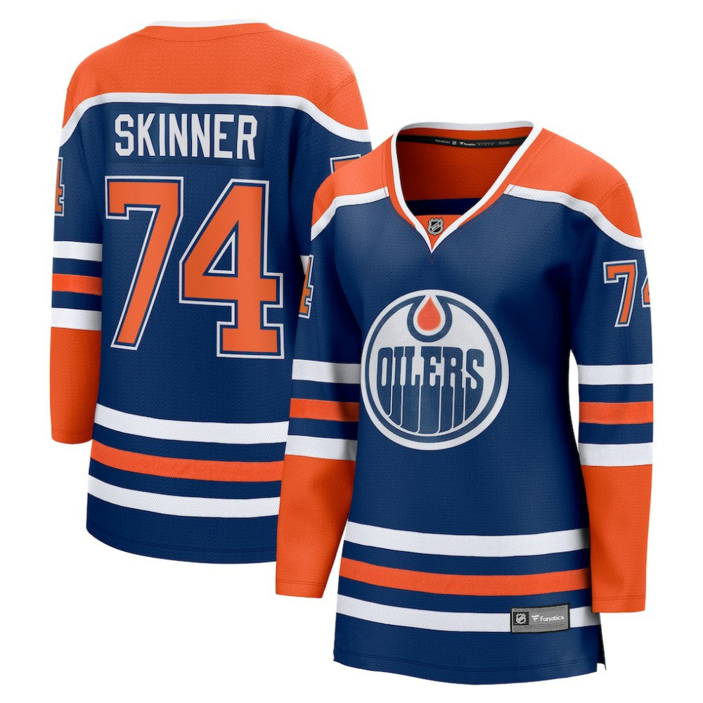 Stuart Skinner Edmonton Oilers Fanatics Women's Home Breakaway Player Jersey - Royal | US 5146756