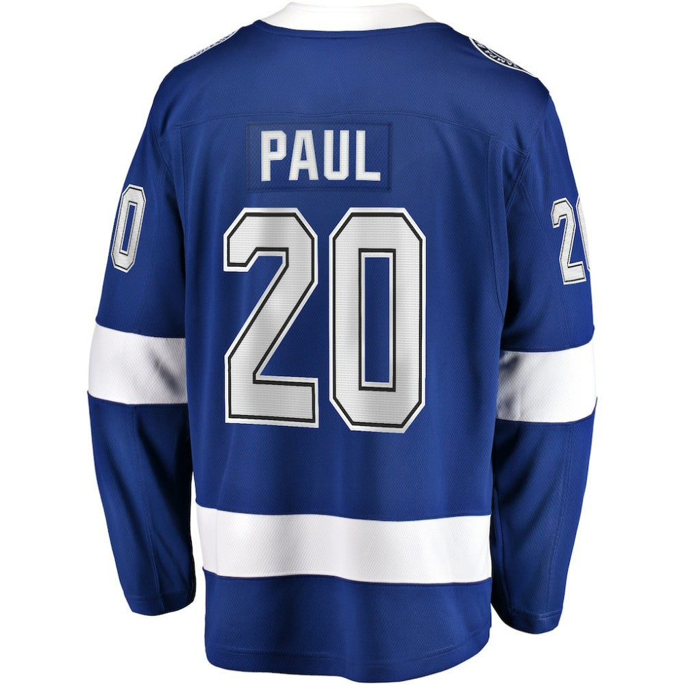 Nicholas Paul Tampa Bay Lightning Fanatics Home Breakaway Player Jersey - Blue | US 5148693