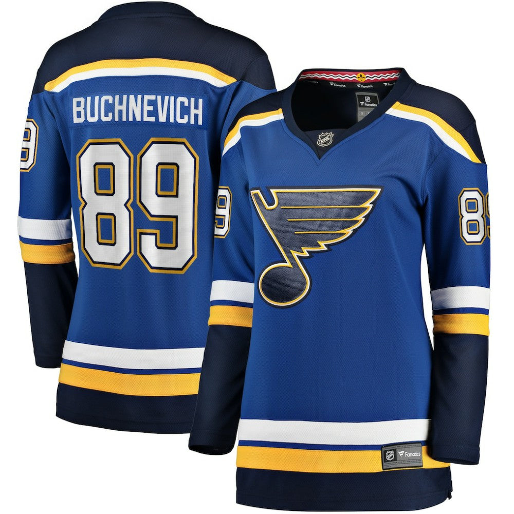 Pavel Buchnevich St. Louis Blues Fanatics Women's Home Breakaway Player Jersey - Blue | US 5148708