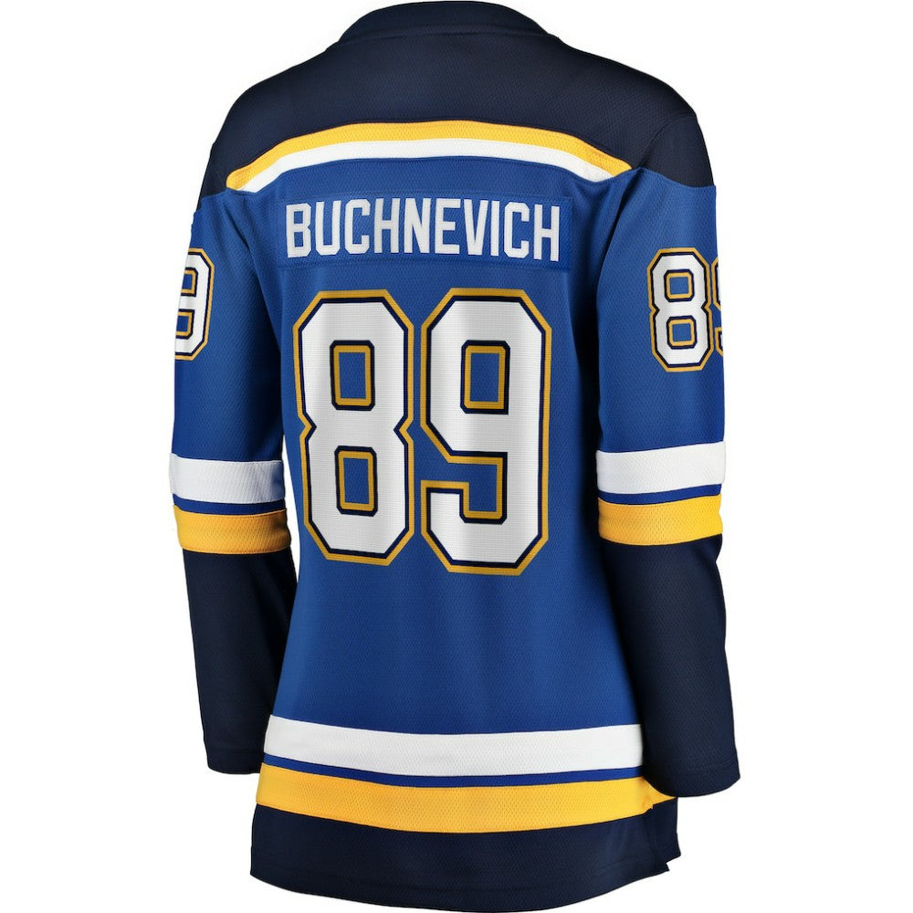 Pavel Buchnevich St. Louis Blues Fanatics Women's Home Breakaway Player Jersey - Blue | US 5148708