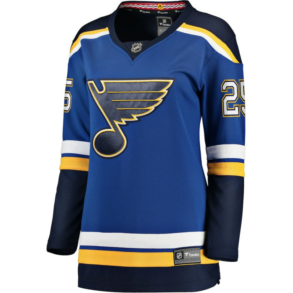 Jordan Kyrou St. Louis Blues Fanatics Women's Home Breakaway Player Jersey - Blue | US 5148711