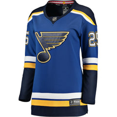 Jordan Kyrou St. Louis Blues Fanatics Women's Home Breakaway Player Jersey - Blue | US 5148711