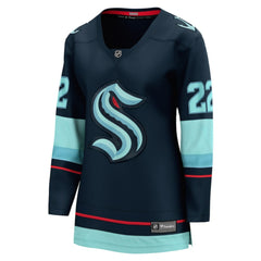 Oliver Bjorkstrand Seattle Kraken Fanatics Women's Home Breakaway Player Jersey - Deep Sea Blue | US 5148748