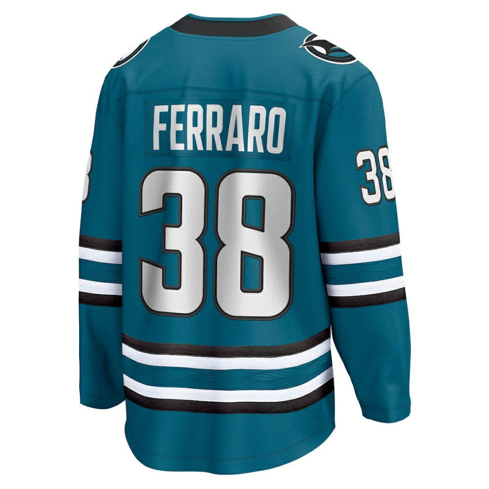 Mario Ferraro San Jose Sharks Fanatics Home Breakaway Player Jersey - Teal | US 5148752