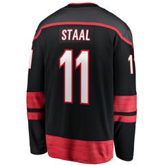 Jordan Staal Carolina Hurricanes Fanatics Home Captain Patch Breakaway Player Jersey - Black | US 5148814