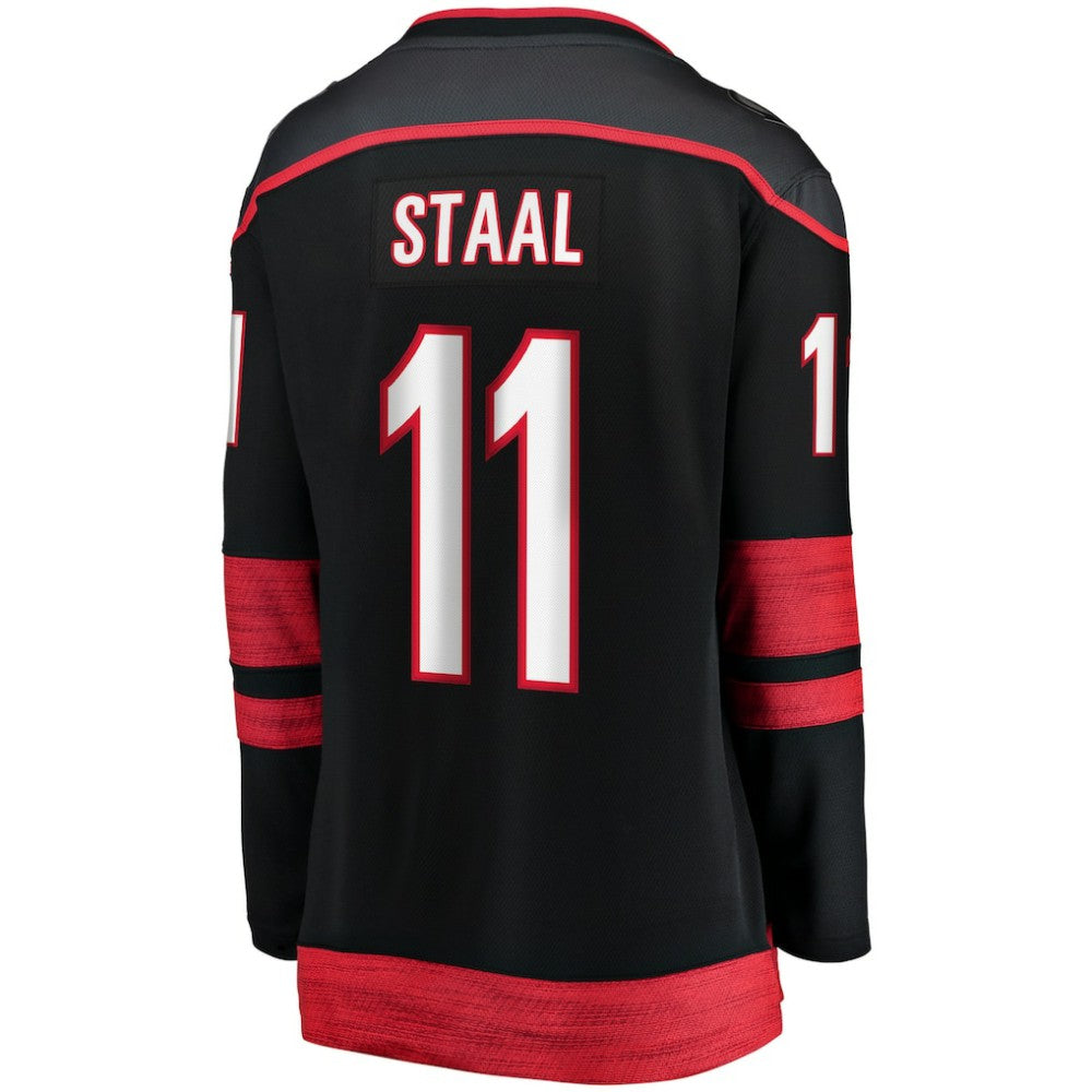 Jordan Staal Carolina Hurricanes Fanatics Women's Home Captain Patch Breakaway Player Jersey - Black | US 5148815