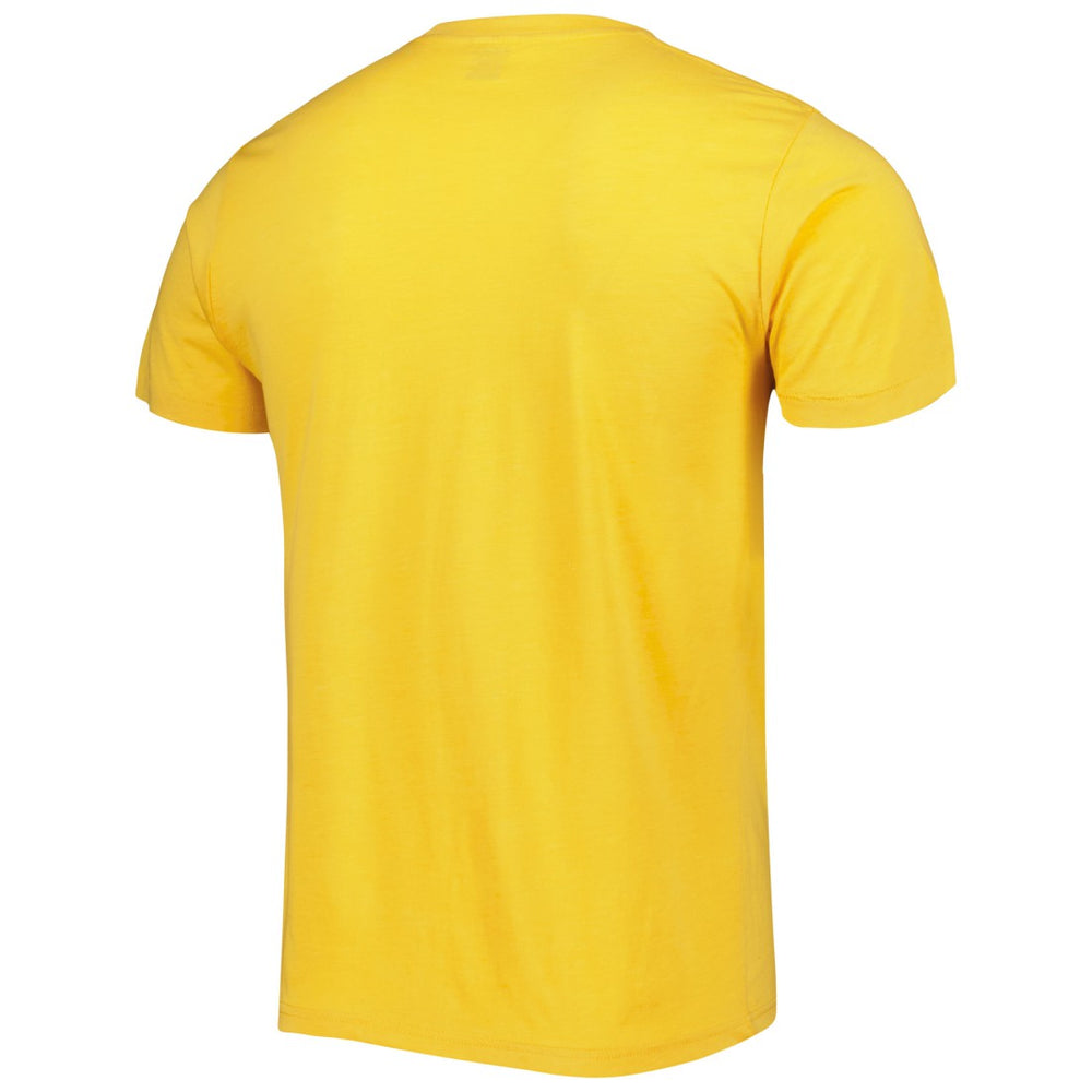 Aaron Rodgers & Aaron Jones Green Bay Packers Homage Unisex NFL Jam Tri-Blend T-Shirt - Heather Gold T-shirts