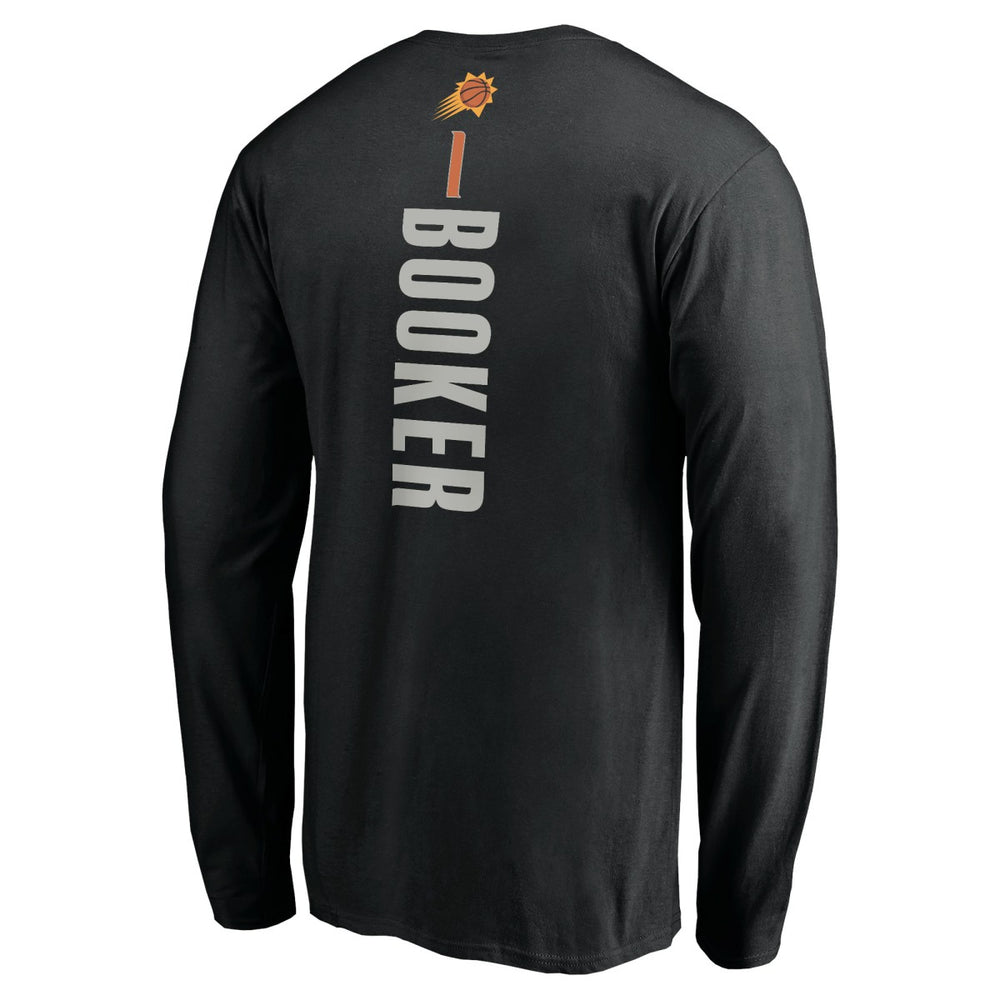 Devin Booker Phoenix Suns Playmaker Name & Number Long Sleeve T-Shirt Black outlet