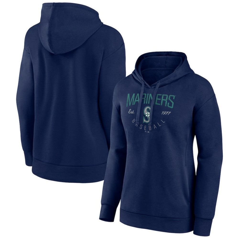 Seattle Mariners Women's Team Live For It Pullover Hoodie - Navy Hoodies