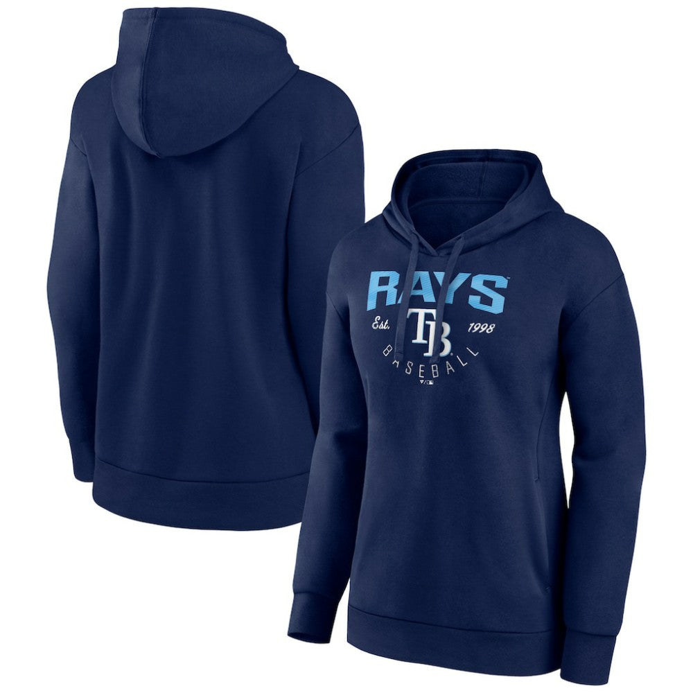 Tampa Bay Rays Women's Team Live For It Pullover Hoodie - Navy Hoodies