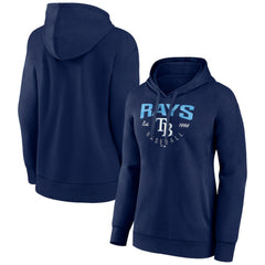 Tampa Bay Rays Women's Team Live For It Pullover Hoodie - Navy Hoodies