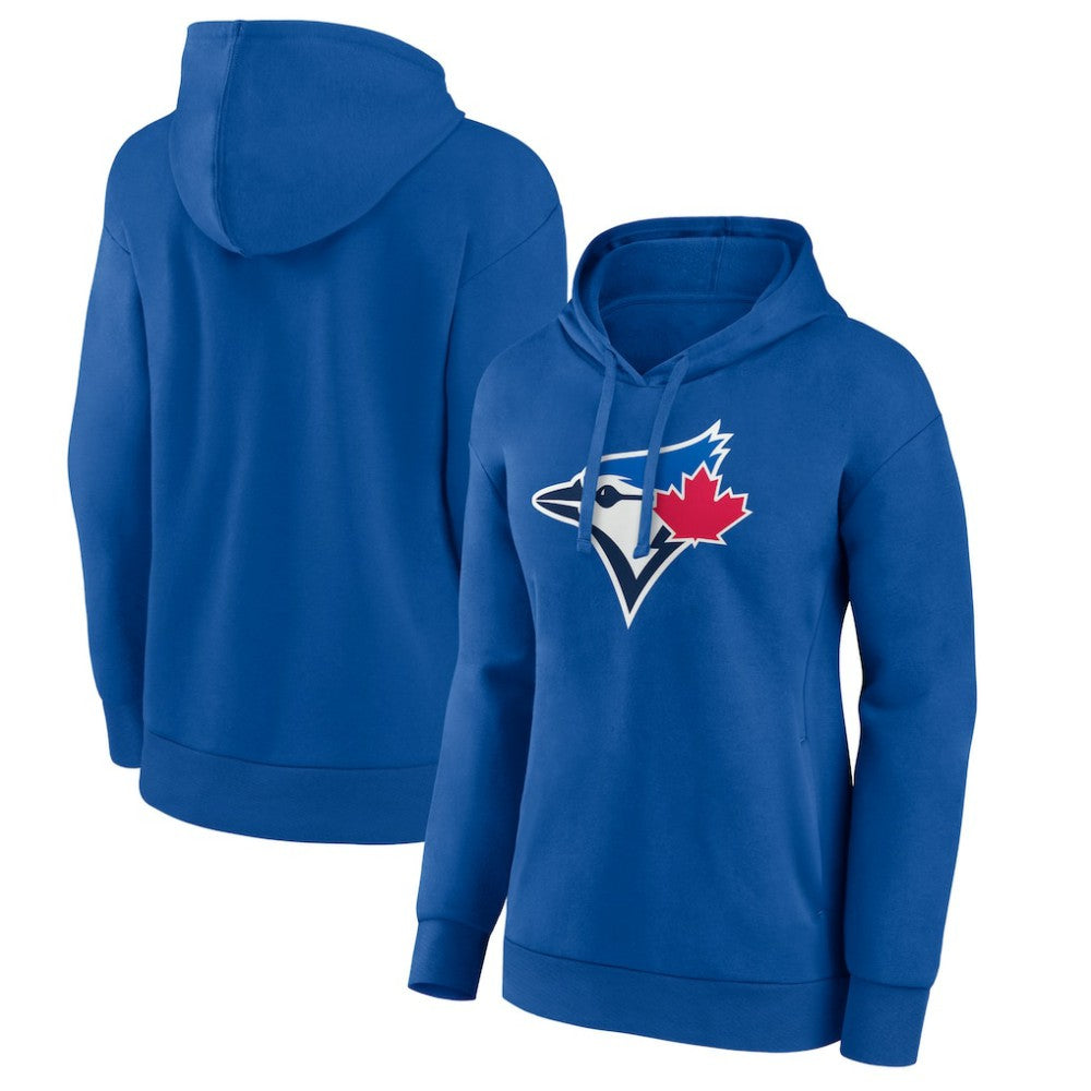 Toronto Blue Jays Women's Core Logo Pullover Hoodie - Royal Hoodies