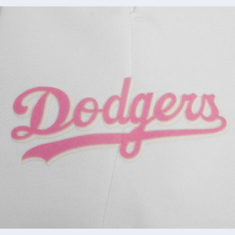 Los Angeles Dodgers Pro Standard Women's Washed Neon Shorts - White Shorts