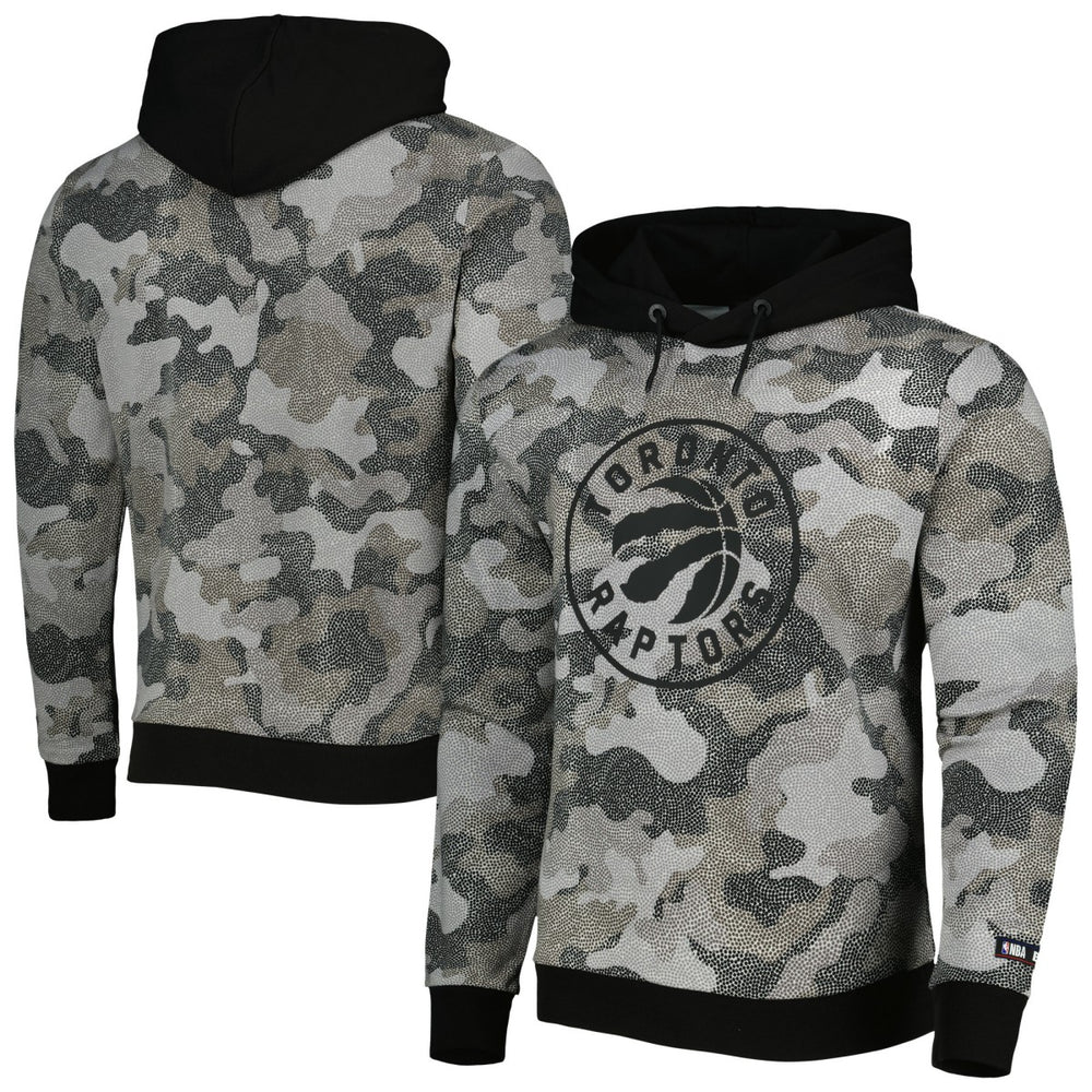 Toronto Raptors Hugo Boss Camo Pullover Hoodie Black