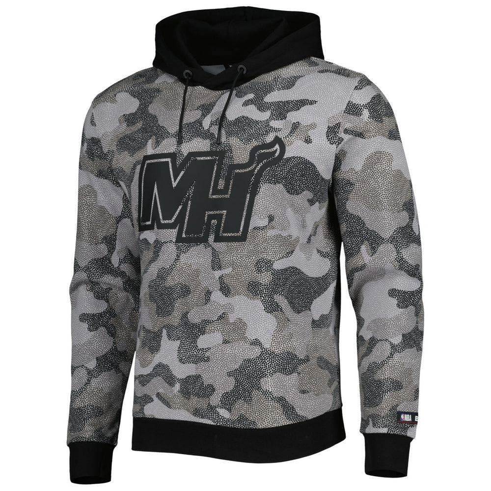 Miami Heat Hugo Boss Camo Pullover Hoodie Black