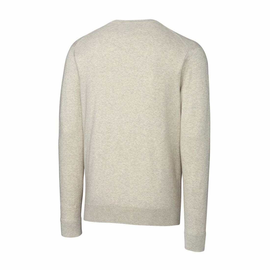 Detroit Lions Cutter & Buck Throwback Logo Lakemont Tri-Blend Big & Tall V-Neck Pullover Sweater - Oatmeal Pullover