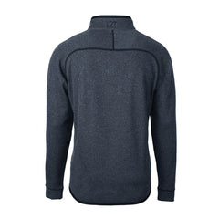Chicago Bears Cutter & Buck Mainsail Sweater-Knit Big & Tall Half-Zip Pullover Jacket - Heather Navy Pullover