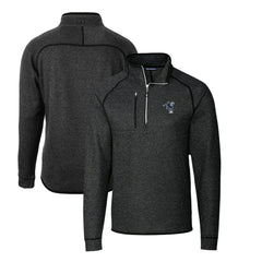 Indianapolis Colts Cutter & Buck Mainsail Sweater-Knit Big & Tall Half-Zip Pullover Jacket - Heather Charcoal Pullover