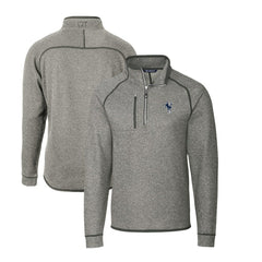 Indianapolis Colts Cutter & Buck Mainsail Sweater-Knit Big & Tall Half-Zip Pullover Jacket - Heather Gray Pullover