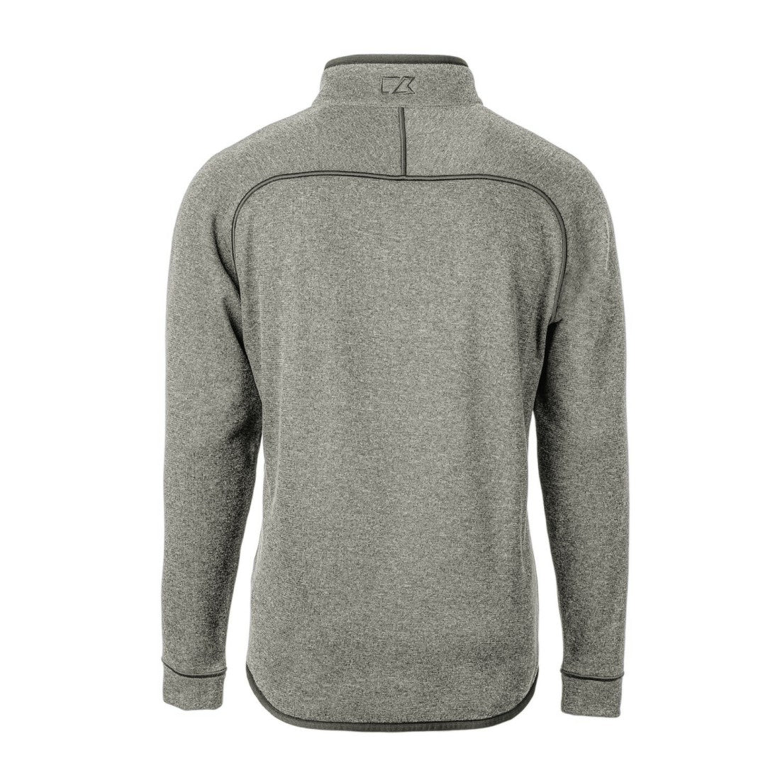 Detroit Lions Cutter & Buck Mainsail Sweater-Knit Big & Tall Half-Zip Pullover Jacket - Heather Gray Pullover