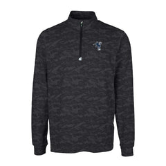 Indianapolis Colts Cutter & Buck Throwback Logo Big & Tall Traverse Camo Print Stretch Quarter-Zip Pullover Top - Black Pullover