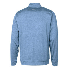 Buffalo Bills Cutter & Buck Stealth Heathered Throwback Logo Quarter-Zip Pullover Top - Royal Pullover