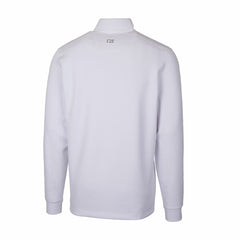 Detroit Lions Cutter & Buck Throwback Logo Traverse Stretch Quarter-Zip Pullover Top - White Pullover
