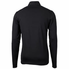Tampa Bay Buccaneers Cutter & Buck Throwback Logo Virtue Eco Pique Recycled Quarter-Zip Pullover Top - Black Pullover