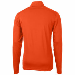 Tampa Bay Buccaneers Cutter & Buck Throwback Logo Virtue Eco Pique Recycled Quarter-Zip Pullover Top - Orange Pullover