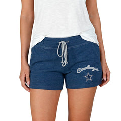 Women's Dallas Cowboys Concepts Sport Mainstream Terry Shorts - Navy Shorts