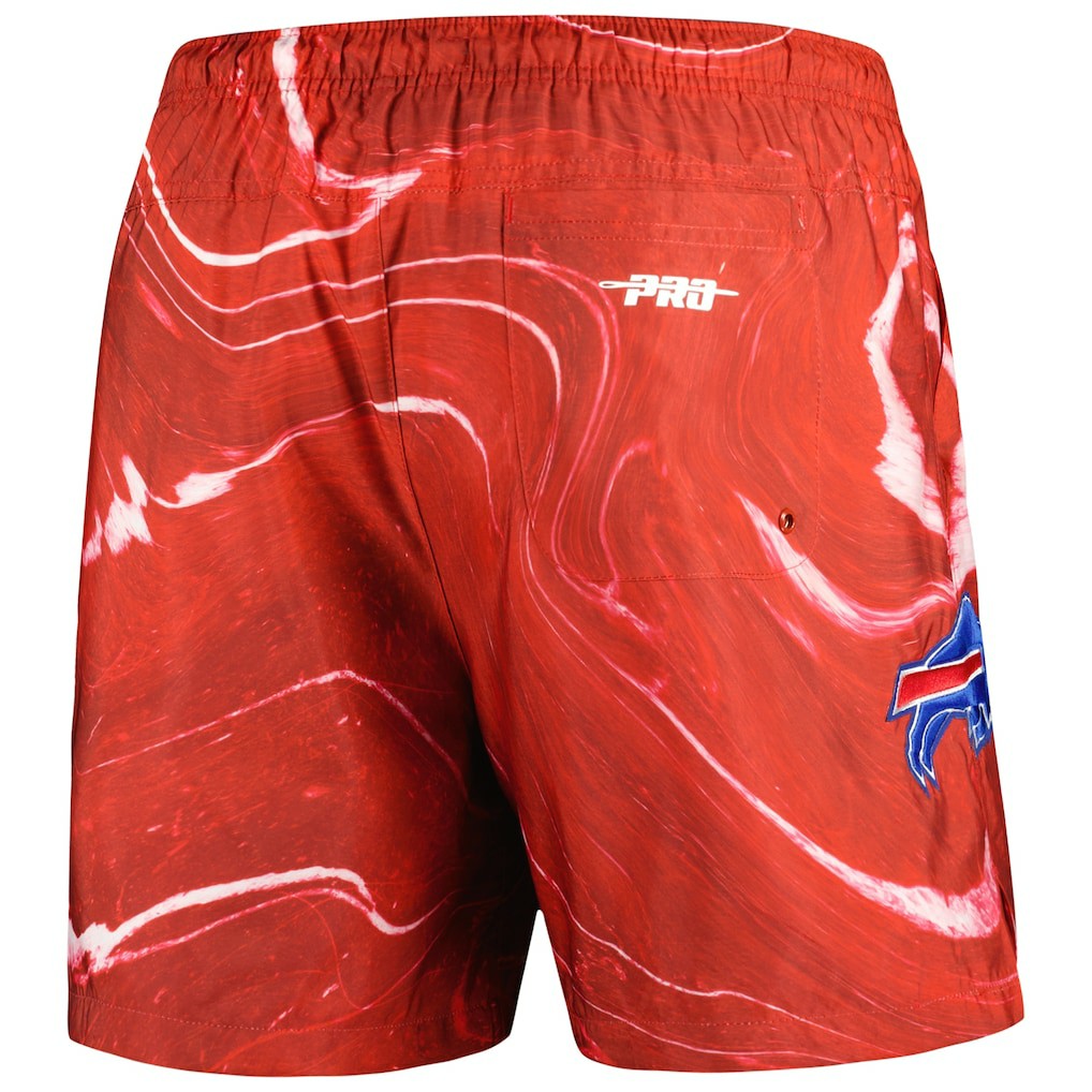 Buffalo Bills Pro Standard Allover Marble Print Shorts - Red Shorts