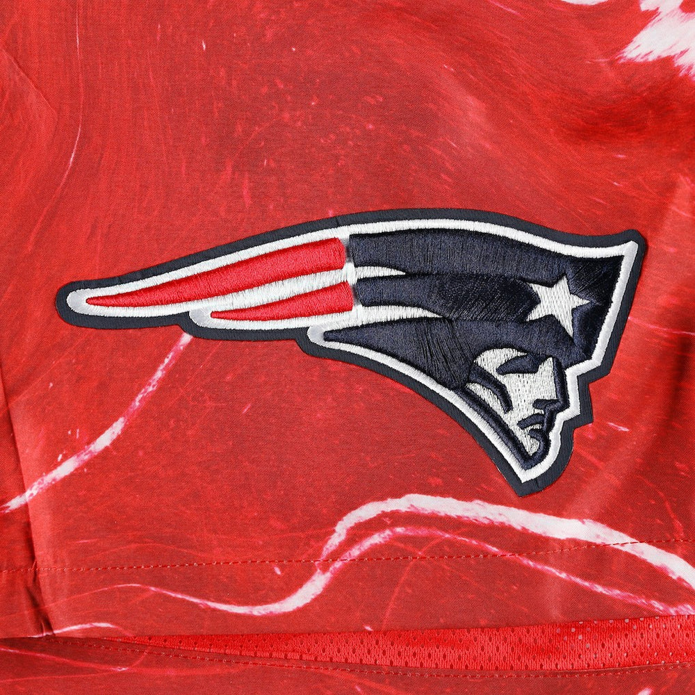 New England Patriots Pro Standard Allover Marble Print Shorts - Red Shorts