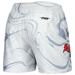 Tampa Bay Buccaneers Pro Standard Allover Marble Print Shorts - White Shorts