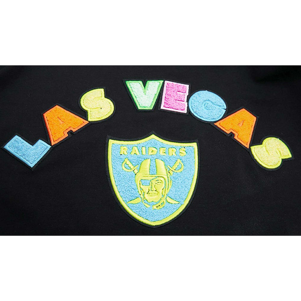 Las Vegas Raiders Pro Standard Neon Graphic T-Shirt - Black T-shirts