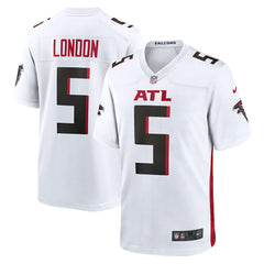Drake London Atlanta Falcons Away Game Player Jersey - White Jerseys